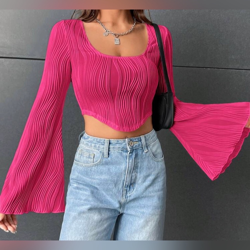 Elegant Pink Women's Top